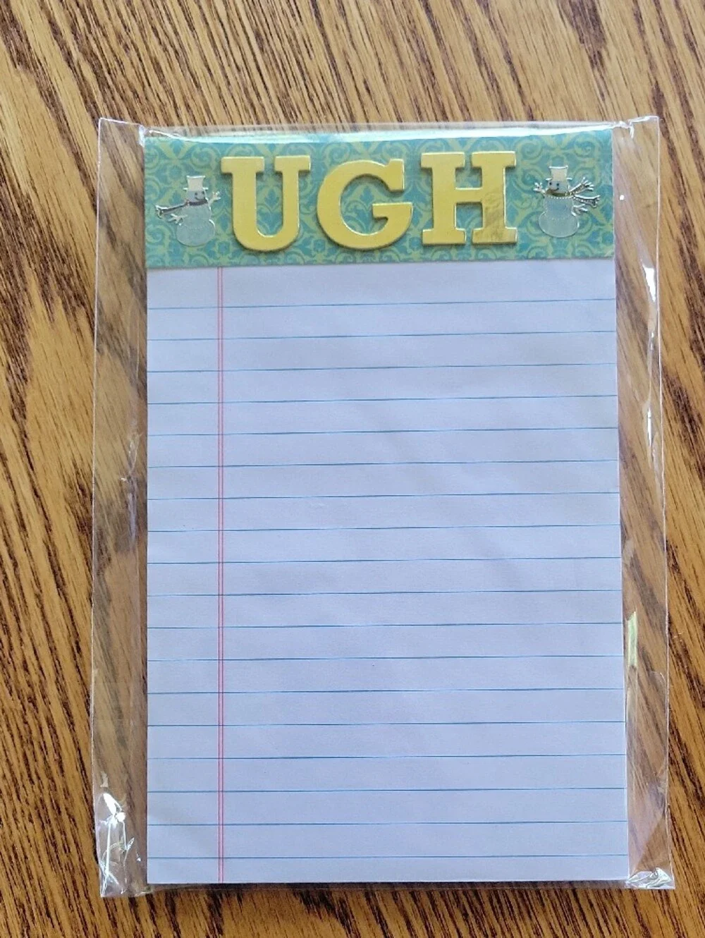 Set Of 5 Handmade Holiday Themed Magnetic Notepad Set